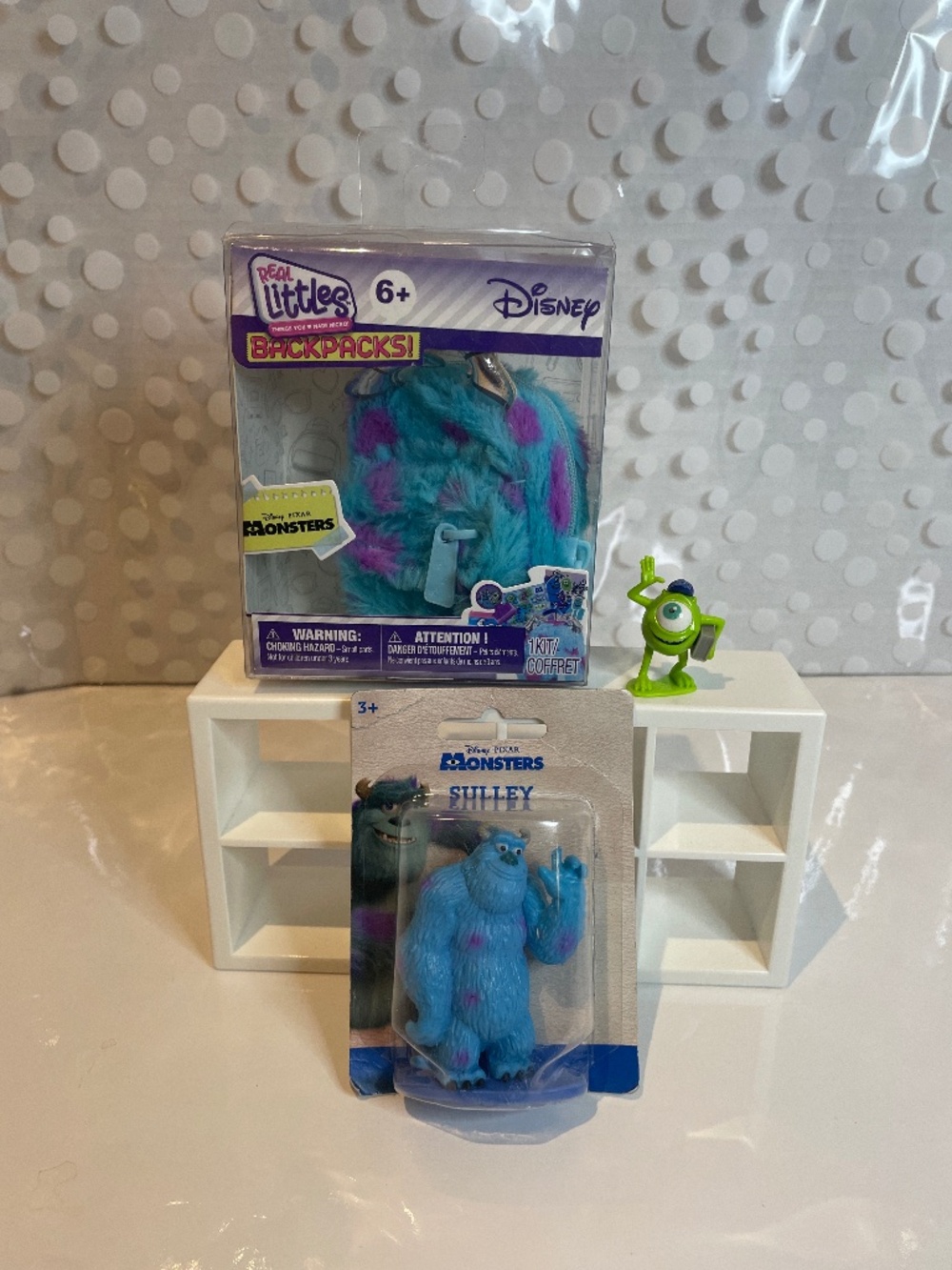 Real Littles Series 2 Disney Monsters Inc Backpack bundle